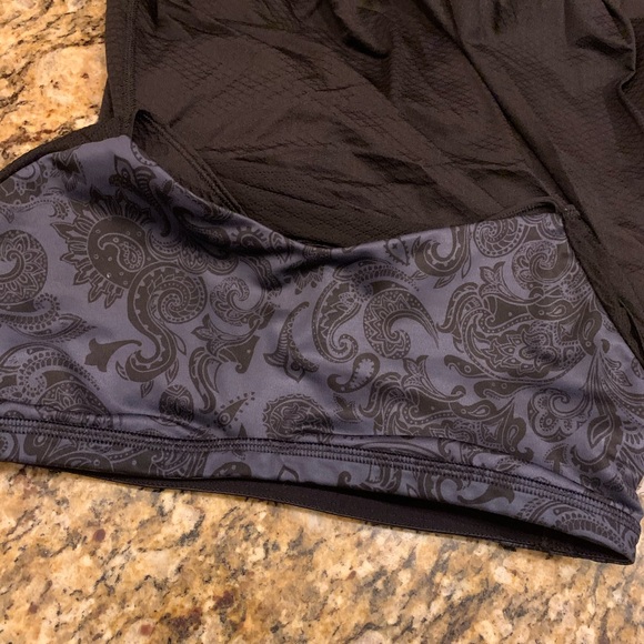 Lululemon C.Y.B Tank top Black Paisley Inkwell 4 - Picture 8 of 9
